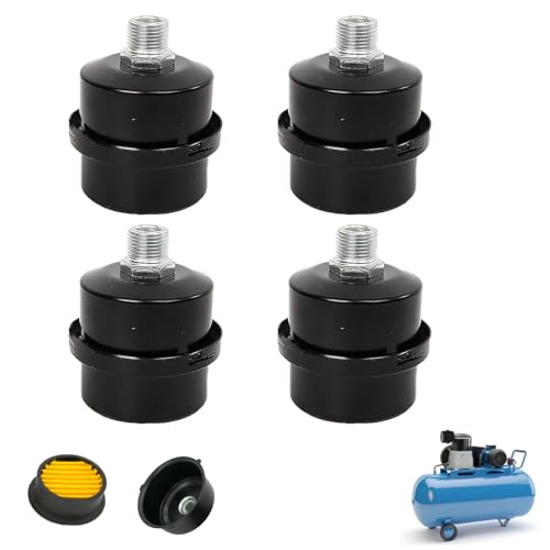 4Pcs Compressor Air Filter, 20MM Air Compressor Filter, Threaded Air Compressor Filter, Geschikt voor Olievrije luchtcompressoren, Generatoren