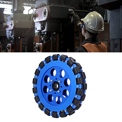 Omni Wheel, Dubbele lager structuur, 8 Inch Heavy Duty Omni Wheel, onderdeel van de Omnidirectionele Aluminium Legering Hub voor DIY Speelgoed Robot