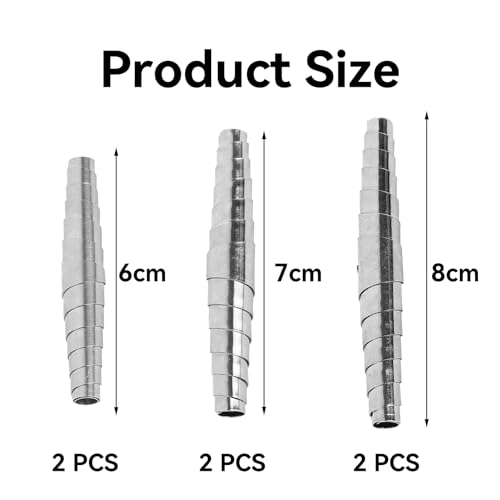 6 stuks Snoeischaar Spring 6 cm 7 cm 8 cm Roestvrij staal Snoeischaar Vervangingsbron voor rozenschaar Boomschaar Tuinschaar Algemeen Stijl Reserveonderdelen voor Tuingereedschap