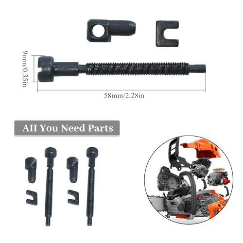 3Pcs/lot kettingrichter Spanner Schroef voor Husqvarna 61 66 266 268 272 281 288 162 181 281XP 501537101 kettingzaag