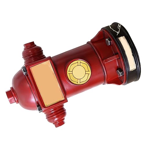 Vuurhydrant Piggy Bank, Grote capaciteit Anti-Wear Decoratieve munt opslag doos voor woonkamer (rood) 4