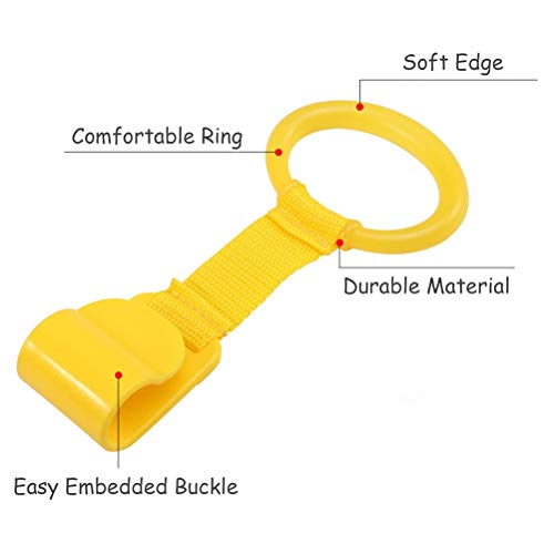 Baby balans trainingsringen gemaakt van ABS kunststof stof hittebestendig draagbaar Baby Stand met trekring voor 0-18 maanden baby's (geassorteerde kleur)