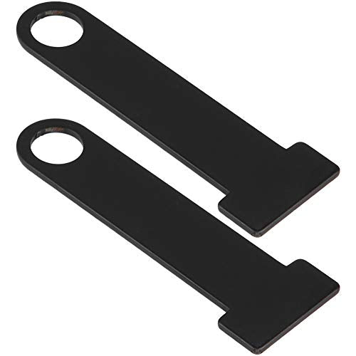 Lidlox helm slot uitbreiding voor helm slot andere helm band met D-Ring roestvrij staal motorfiets Motorfiets Universal Black