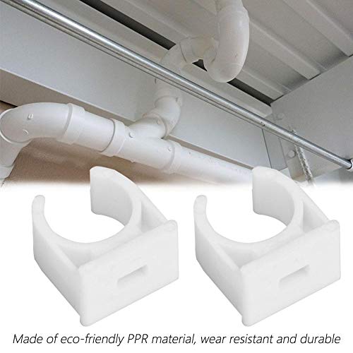 Collier de Serrage, 20st 16/20/25/32mm PPR Forme and U Collier de Fixation pour Tuyau avec Fixation à Vis(16mm) 4