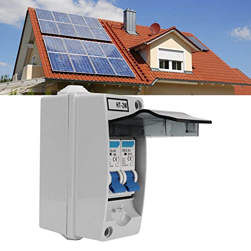 230V 6A 16A 2P MCB Miniature Circuit Breaker met waterdichte Power Distribution Box DC Switch Circuit Breaker voor binnen en buiten 5