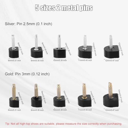 20 paar hoge hakken reparatie caps met 1 brekend gereedschap, 5 maten U-gevormde vervangingscaps duurzame antislip schoen Heel reparatie Kit voor vrouwen