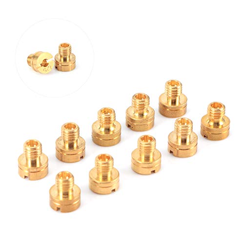 Carburator Main Sprayers, 10 st Carburator Main Sprayer, Motoronderdelen Main Sprayer voor Mikuni Carburetor, Main Dirt Motor voor Fiets uw auto nodig Carburetor Main Jets 3