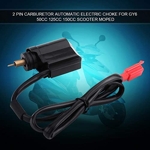 2 Pin Carburator elektrische Choke,ABS Koper Carburator Automatische elektrische Choke voor GY6 50cc 125cc 150cc Scooter brommer 3