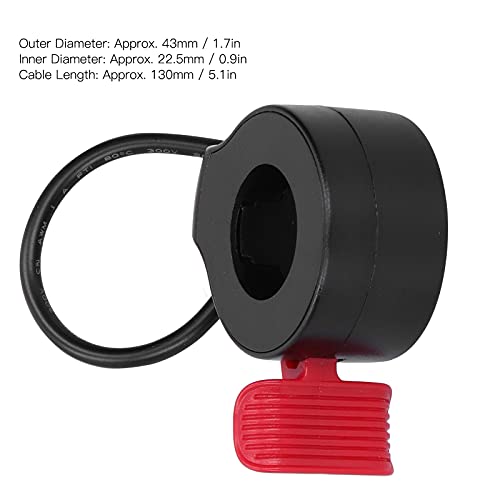 Accelerator Pedal Thumb Throttle, Scooter Accelerator Grip ABS 5V Hall Sensor Accelerator Grip Fiets Accessoires voor elektrische scooters EBike De meeste Scooter modellen 4