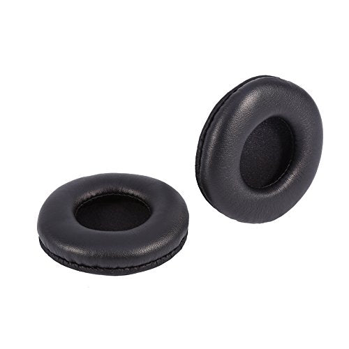 Zachte vervanging oorkussens Kussen PU leder JVC S150 S160 oorkussens oorkussens Foam voor hoofdtelefoon zwarte padpads 80Mm voor J3 SJ33 SJ5 SJ55 ES7 ESW9 ESW10