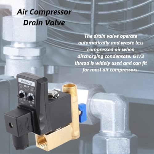 Automatische Drain Valve G1 / 2 DN15 Automatische Elektronische Drain Valve voor Air Compressor Condensatie (AC230V) 3