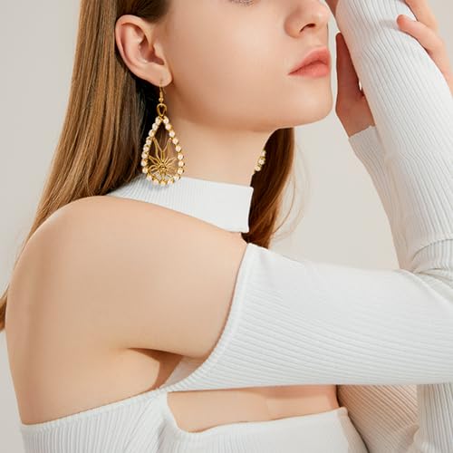 48st Filigraan Joiners Gold Flower Heart Iron Link Charms Hollow Metal Vintage Wrap Connector voor ketting Vrouwen bengelen oorbellen ambachtelijke sieraden maken DIY haarspeld versiering,, metaal, Nee 3