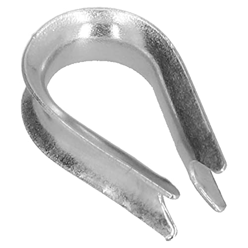 50Scs draad touw Vingerf Roestvrij stalen kabel Rigging Tools Vingers Rigging Sailing Thimble(M4(4mm))