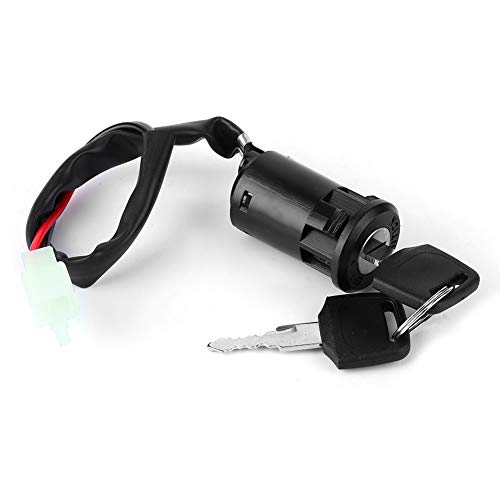 Ontstekingsschakelaar, elektrische mobiele ontstekingslotsleutel 2 Wire Universal Moto Accessoires Vervanging voor Scooter ATV 5