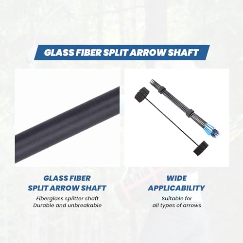 Boogschieten pijlen houder pijlen plat separator draagbare boogschieten pijlen beschermer verstelbare pijlen divider voor buiten avontuur 4