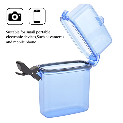 Boot Droge Zakken, Waterdichte Telefoon Pouch, Plastic Transparante Onderwater Kajak Sealing Box met Touw Hook voor Surfen Kano Kayak (Transparant Blauw)