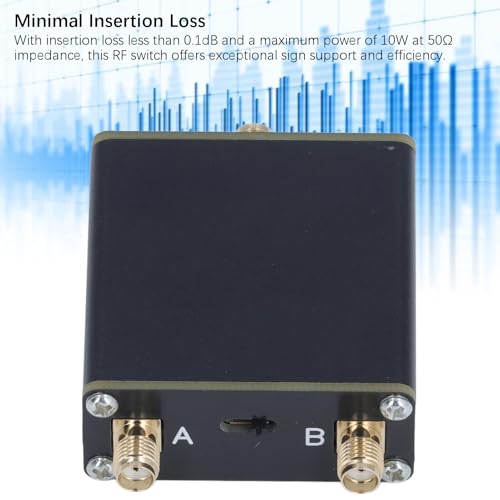 RF-schakelmodule, Hoogfrequent Metaal met Laag Verlies, Handmatige RF-schakelaar DC 500 MHz, Eenvoudig Schakelen Tussen Antenneschakeling, RF-schakeling met Laag Verlies voor 4