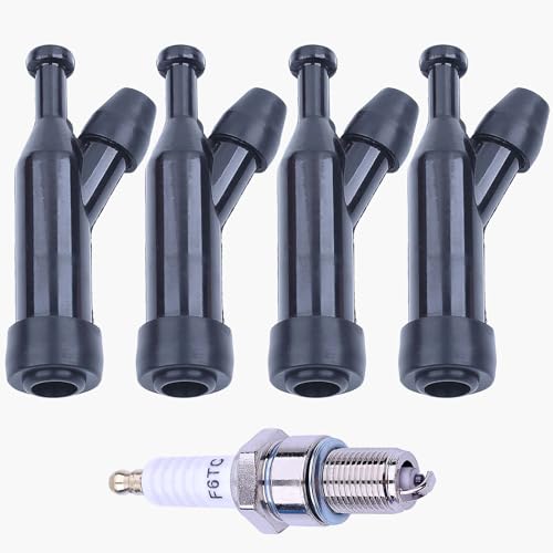 4 Spark Plug Starter Cap voor Honda GX120 GX200 GX160 GX240 GX270 GX340 GX390 GX640, Spark Plug Bellow, Resistor, Professionele Onderdelen