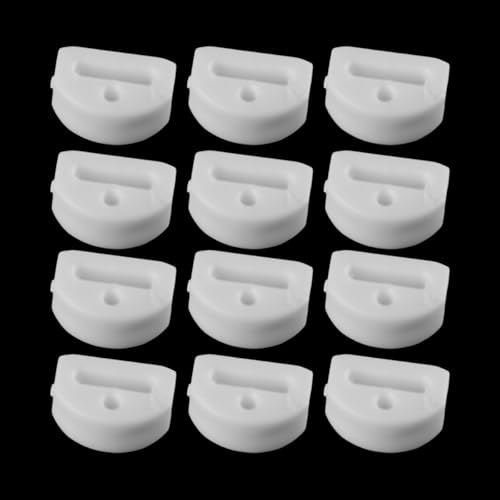 Zee 12 stuks klass NLke gitaarnaarhouder voor akoestische klass NLke nylonsnarige gitaar wit 4