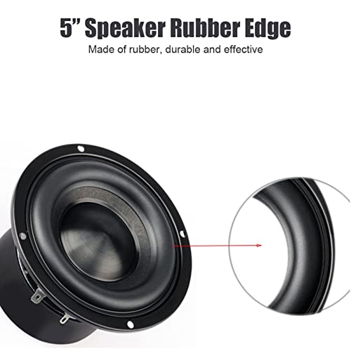 5''/4'' Speaker Foam Surround Repair Kit, Subwoofer Edge Woofer Reparatiedeel Vervanging voor Speaker Reparatie of DIY(4 Inch) 4