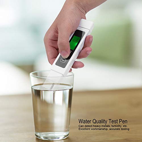 TDS Water Quality Tester, Portable ABS Drinkwater Test Pen, 0-4999 ppm Test Range, voor het detecteren van zware metalen en troebelheid in water 5