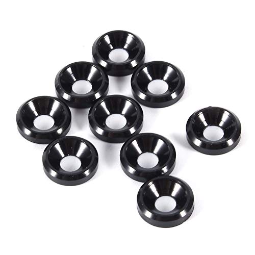 Aluminium Countersunk Ring M4 Zwart 10 st M3 Geanodiseerde Countersunk Head Rings Pakking