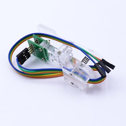 4 Pin Programmeur I2C Module Testhulpmiddel PCB Clamp 4P Gold Plated Pogo Pins 3