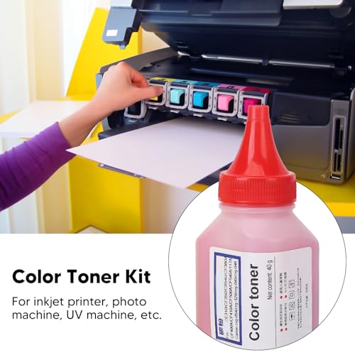 4 Pack Toner Refill Powder met 4 Pieces Chip, voor Inkjet Printer en Foto Machine, voor CF400A CRG045 Printer Onderdelen Accessoires 3