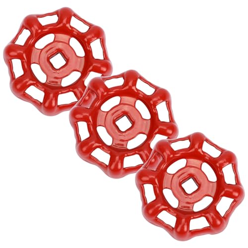 3 st. Tap Handvat Ventilatieventiel Ventiel Rode Klep Handwiel Valve vervanging voor Crane