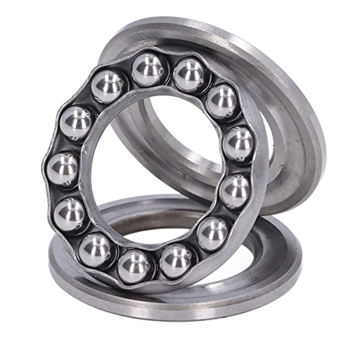 10 PCS Airplane Thrust Ball Bearings Miniature Ball Thrust Bearing Hoge nauwkeurigheid Afneembare miniatuur Axiale metalen lagerset (51104)