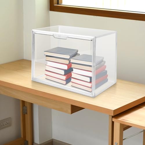 Acrylic Makeup Organizer Opbergdozen Transparante Lade Organisator 36 x 22 x 27 cm Gesloten Cosmetic Organizer Plastic Groot voor Handtassen, Boeken, Speelgoed 3