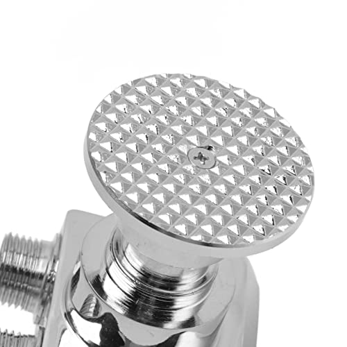 Faucet voet Pedal Valve, Floor Mount Voet Pedal Valve, Floor Mount Pedal Valve Roestvrij staal Water Saving Voet Pedal Water Tap Control Switch 4