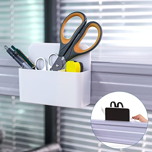2 st Magnetische Marker Houders, 2 Maten Magnetische Pen Houder Witte Opknoping Type Magnetische Pen Houder voor Koelkast Whiteboard Locker Pen Potlood Home Office School 5