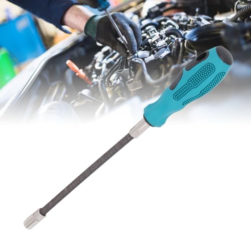 Flexibele slangklemmendriver, Flexibele slangklemmendriver Slangklemmentool, 7mm Nutdriver Antislip Flex Socketmoersleutel Automobielhulpmiddel voor Marine Auto 4