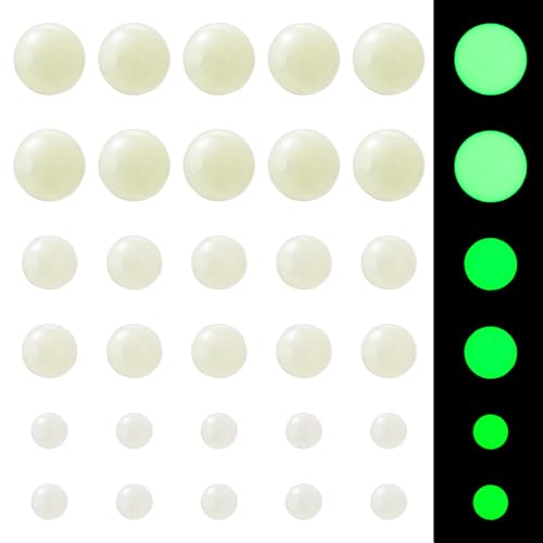 300 st. Glow in de donkere ronde kralen, groene lichtgevende kralen, Gumball Acryl Spacer 6/10/12mm kralen Bulk voor ketting, oorbel, DIY sieraden armband ornament sleutelhanger