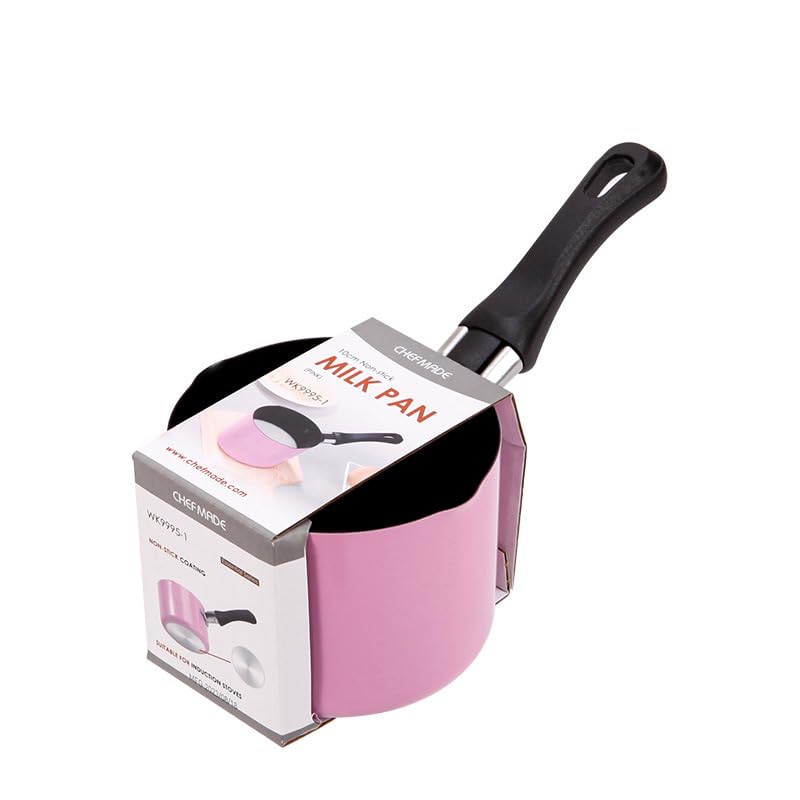 Sauspannen, mini soeppot, melkpan, niet-aanbak en brandwerende melkpot, zelfs warmtekookplaten Compatibele kookpot met dubbel gieten spuiten voor boterverwarmer Koken melk