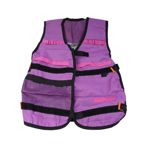 Tactical Vest Kit voor meisjes, Tactical Vest Kit met Refill Balls, Polsband, Sjaal Mask, Beschermende Goggles, Dart Herlaad Clip voor N-Strike Elite Series