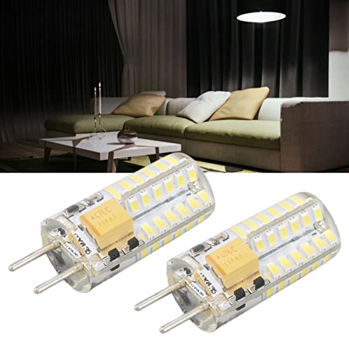 12V 2PCS GY6.35 Lamp vervangende oogbescherming 6000K 3W 48 LED-lamp bol energiebesparing voor Chandelier Tafellamp