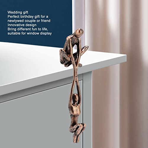 liefhebber sculptuur ornament, industriële abstracte kunst sculptuur paar harsen abstracte kunst standbeeld paar man tillen vrouw dansen beeldje