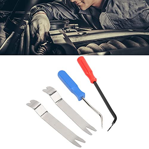 4 stuks Auto Trim Removal Tool Set Interieur venster deur Dash Panel Auto Trim Pry Tool voor auto audio Radio installeren 3