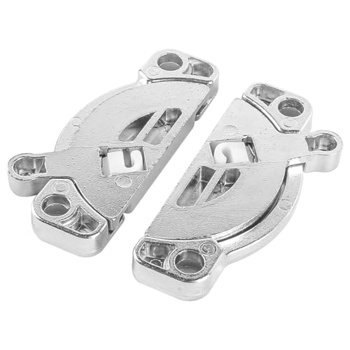 2 Piece werkblad connectoren, houten paneel connectoren met draaien handvat voor desks, eettafels & meer, zinklegering meubel hardware 3