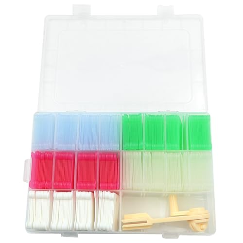 Zee borduurdraad met 24 Compartiments, Opbergdoos, Borduur Thread Spools met Garen Wrapper voor DIY Crafts Naaien