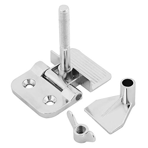 Hilitand Metal Butterfly Frame Klem, 2 stuks, zilver, gereedschapsstijl, afwerkingstype, deursteun, 85*85*60mm/3.3*3.3*2.4in 5