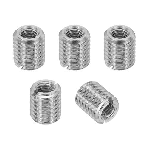 Thread Adapter Roestvrij staal 316 Reducer Nut 5 st M10 x 1,5 Male to M6 x 1 Female Feed Nut voor Reparaties, Reducer, 12mm