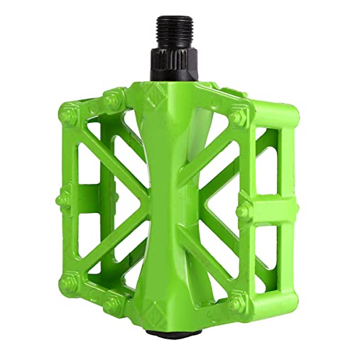 MTB Fiets Pedalen Groene Pedal Velo Aluminium Legering 1 Paar Anti Slip Duurzame Aluminium Fiets Pedalen voor MTB Wegfiets (Groen) 4