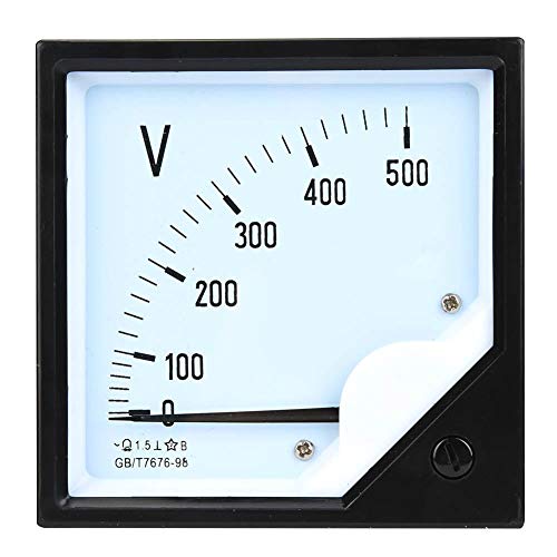 AC 0 - 500 V voltmeter met paneel, meetinstrumenten, voltmeter, analoge voltmeter, naaldteller voor elektronische regeleenheden 4