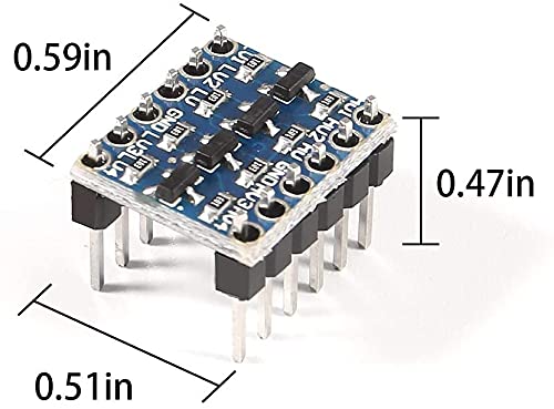 15st 4 kanalen IIC I2C Logic Level Converter Bi-directionele Module 3.3V naar 5V Shifter voor Arduino (Pack van 15) 4