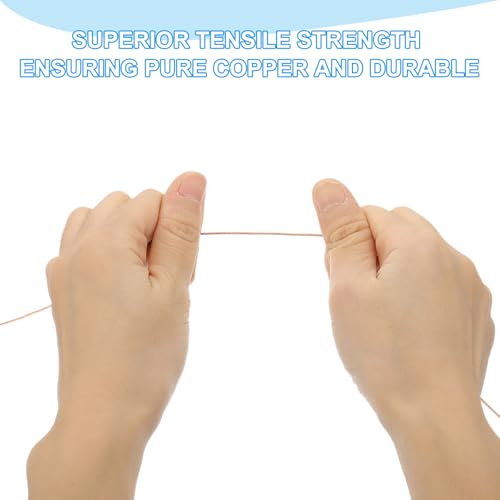 Bare Koperen Ground Wire, 18 Gauge, 25 Metres, Koperen Kabel, Gevlochten, Solid, Grondgeleider, Metaaldraad, Strak voor Lamp, Elektrische Apparaten 3