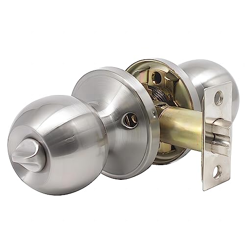 Entracne passage deur handvat slot Knobs Lock Set - Geen sleutels - koperen vergrendeling Core - slot grootte 60/70mm - kan worden vergrendeld binnen