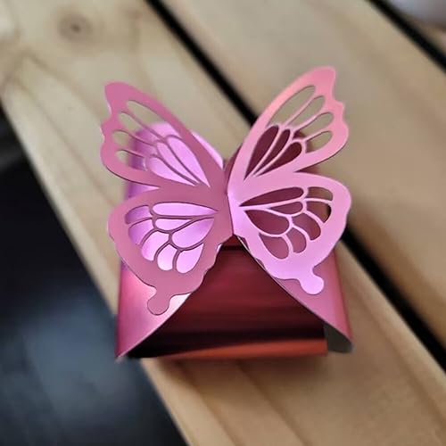 3D Butterfly Paper Box Butterfly Box Metal Cutting Die Embossing Template Scrapbook Cutting Die Stencils voor bruiloft verjaardag geschenk verpakking dozen chocolade houders 5